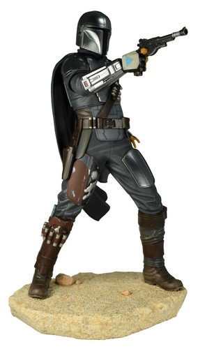 STAR WARS PREMIER COLLECTION MANDALORIAN MK3 STATUE BRAND NEW