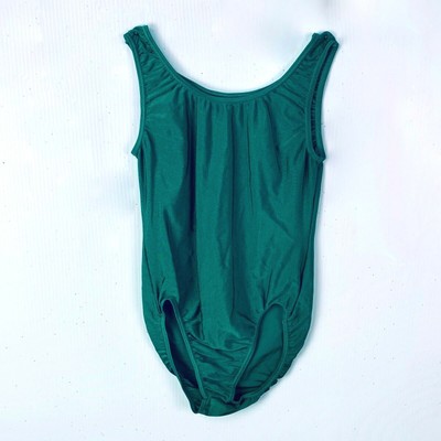 emerald green leotard