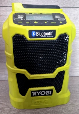 Ryobi One+ R18R Radio AM/FM Bluetooth Lautsprecher 18V grün Baustelle Werkstatt Garage - Bild 1 von 4