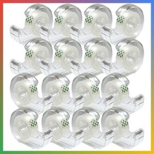 Clear Tape Office 3/4 Inch 16 Packs Refillable Dispenser Long Lasting