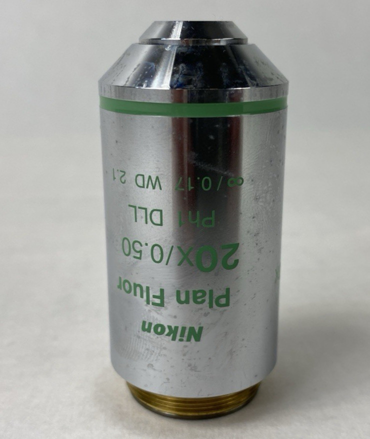 Nikon Plan Fluor 20x 0.50 Ph1 DLL WD 2.1 Microscope Objective Lens