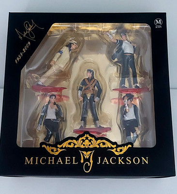 Michael Jackson Icon The World Tour Dangerous Billie Jean Set Of 5 Mini Figures