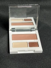 Clinique Color Surge Eye Shadow Duo Rum Spice / French Vanilla &Mocha Pink Blush