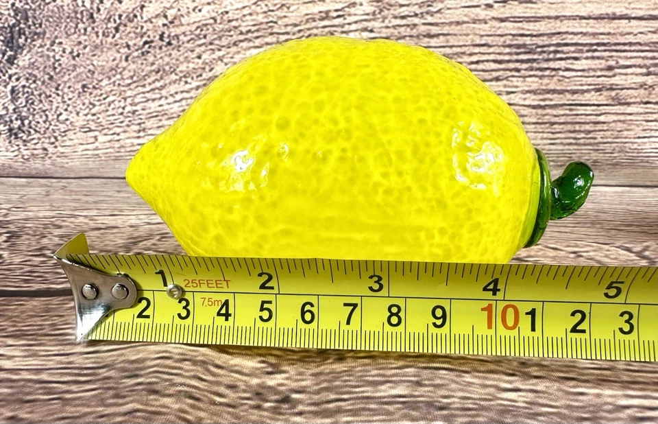 Vintage Hand Blown Glass Vegetables & Fruit Murano Style Art Deco - Lot of 4. - Image 4 of 4