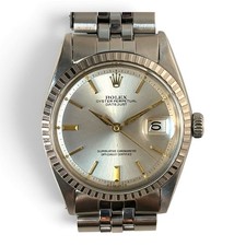 Vintage Rolex Datejust 36 mm Jubilee Steel Automatic Watch 1603 Circa 1966