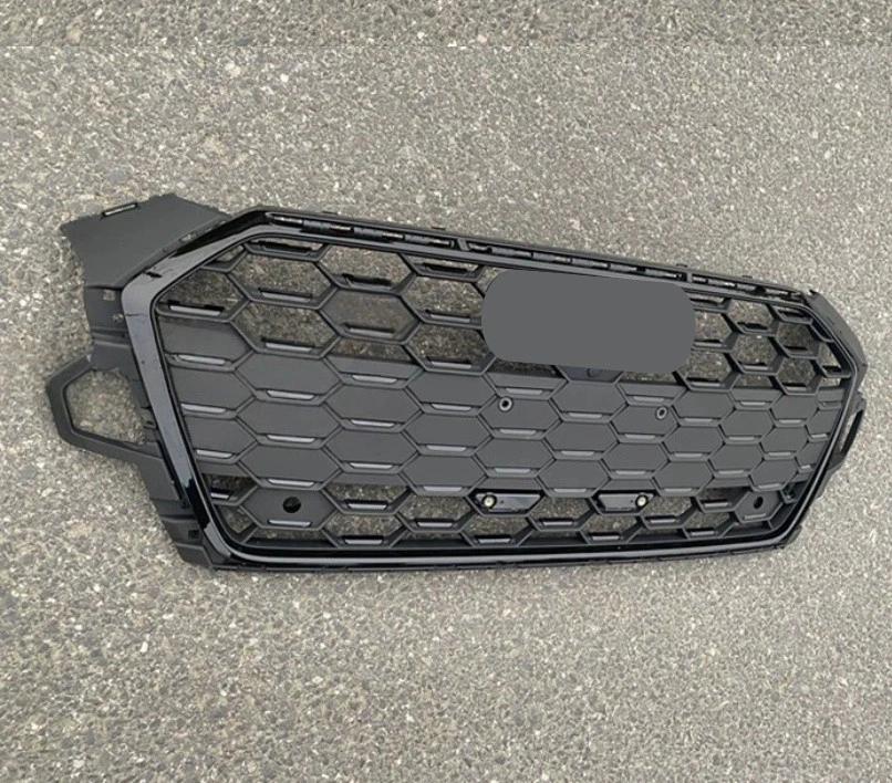 Para Audi A5 S5 20-23 S5 Estilo Anillo Panal Parachoques Delantero Rejilla Negro Foto 2 de 2