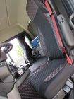 Seat Covers FOR SCANIA R S G P  Velour Leather red thread