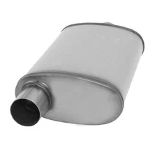 AP Exhaust XS1226 Xlerator Stainless Steel O/C 20 Muffler with 2.5 IN/OUT