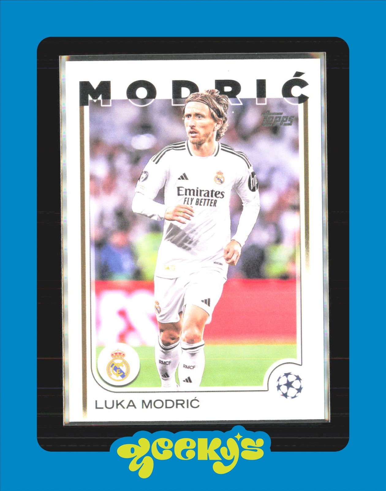 2024-25 Topps UEFA Club Competitions Luka Modric #149 Real Madrid Croatia $2MIN 