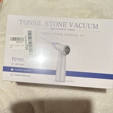 Tonsil Stone Removal Kit TC100 White LED Light Powerful Vacuum Painless Removal