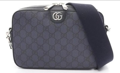 Gucci Ophidia GG Supreme Schultertasche Herren Blau/Schwarz Original UVP 1300£