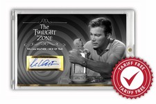 WILLIAM SHATNER Signed/Autographed 4x6 Custom Card - The Twilight Zone