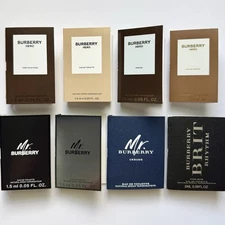 Burberry  Cologne Collection Sample Spray Vial 8pc Set