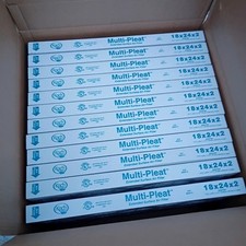 Koch 18x24x2 MERV 8 Multi Pleat AC Furnace Air Filters Case of 12. Made in USA