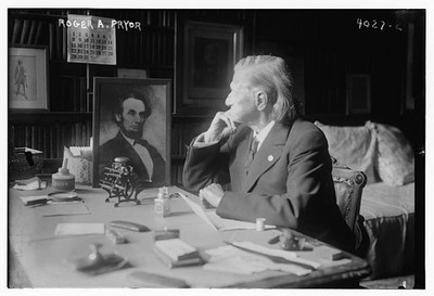 Roger Atkinson Pryor,1828-1919,newspaper editor,politician,Virginia,Democrat 1