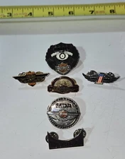 VTG Harley-Davidson MDA Benefit Ride Lapel/Vest Pins: 2003, 2005-2008