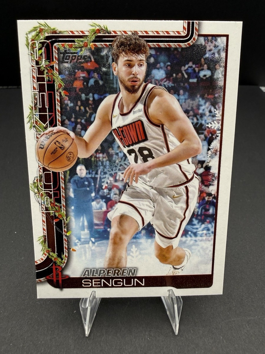 Alperen Sengun #H145 Topps Holiday NBA Basketball 2025 Houston