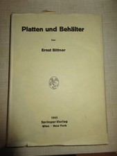 Platten und Behälter Ernst Bittner Springer ...