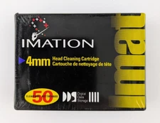Imation 4mm Head Cleaning Cartridge DDS Drive 50 Cleaning Nettoyages - Sealed