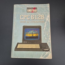 Manuel De L Utilisateur Amstrad  CPC 6128 Mode Emploi Livre Informatique Vintage