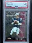 2008 Topps Finest - Tom Brady #2 Mint PSA 9 Free Shipping