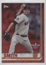 2019 Topps Opening Day Red Foil ( Pictured) Will Smith Tony Watson #163 0c2