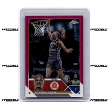 2023 Topps Chrome McDonald's A/A - Fuchsia #19 Ron Holland II Rookie /150