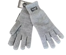 Ladies Acrylic Gloves Thinsulate Lining RJM Accessories NWT Gray Gloves Winter