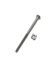 3" CHROME Bolt Screw for Glass Cabinet Handles Knobs Drawer Pulls Vintage