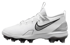Size 10.5 Nike Force Trout 9 Elite MCS Baseball Cleats White/Silver FZ0884-102