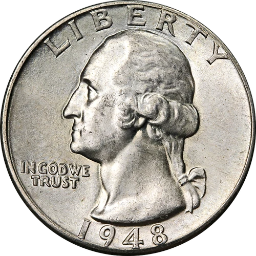 1948-D Washington Quarter