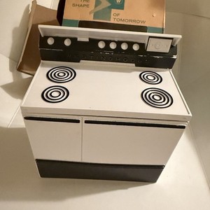 Vintage Westinghouse Stove Range  Recipe Box With Original Box