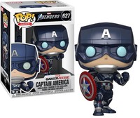 Funko Pop! Marvel: Marvel Avengers Game-Capt Captain America - (Star (Us Import)