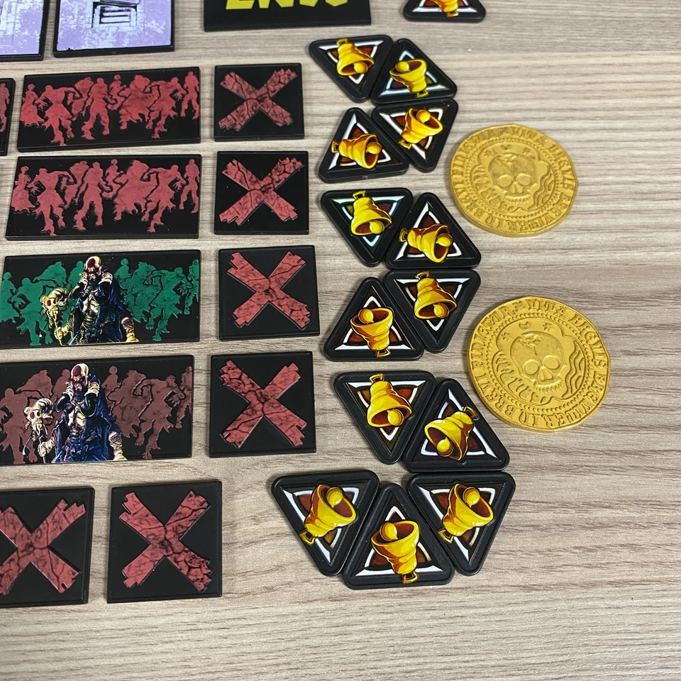 BLACK PLAGUE ZOMBICIDE PLASTIC TOKEN SET BOARD GAME ACCESSORY MARKERS HORROR - Image 4 of 4