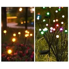 LED Solar Garden Lamp: Magical and Long-Lasting Outdoor Colors (6, Multicolor)