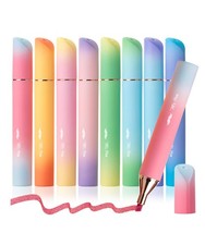 Glitter Highlighters set 8 Pack Chisel Tip Sparkle Stationery set