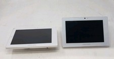lot of 2 Crestron TSW-760-W-S 7" Touch Screen Display White 1 stand