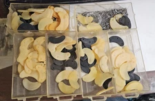 Shoe Repair assortment of heel plates and cobbler's nails