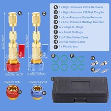 R134a R1234yf R22 Valve Core Removal Tool for Auto Air Conditioning Systems US