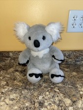 Stuffed Animal Koala Bear 10 Tall Sits Upright With Fuzzy Ears build a bear