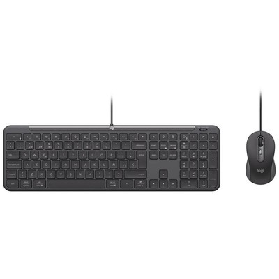 Logitech Signature Slim Wired Combo MK620 Tastatur-Maus-Set kabelgebunden...