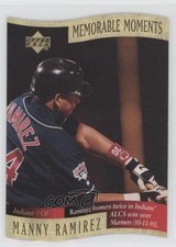 1997 Upper Deck Memorable Moments Gold Manny Ramirez #5 05bo