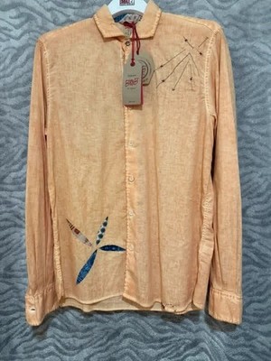 BoB - gemustertes Shirt, orange, Gr. L