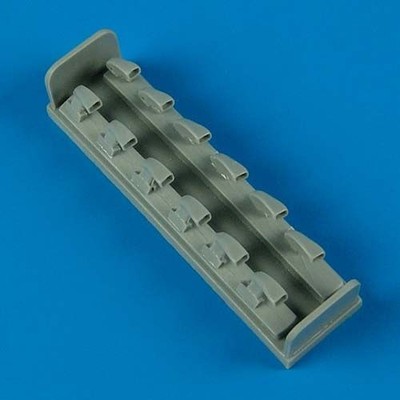 Quickboost 48414 - 1:48 Bf 109F exhaust for Zvezda  - Neu