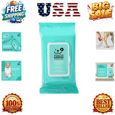 Hypoallergenic Dog Wipes for Sensitive Skin, Fragrance-Free Waterless Cleansi...