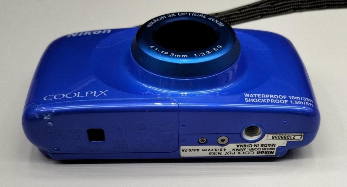 Nikon Digital Camera: COOLPIX S33 Used in Japan F/S | eBay
