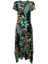 Johnny Was Women's The Janie Asymmetric Dress, Paon Paon Print