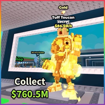 #ad Tuff Toucan GOLD 🟡 ULTRA RARE 84.5M s ✅ Steal a Brainrot🔥ROBLOX $13.99