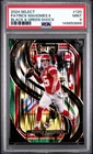 2024 Panini Select - Patrick Mahomes - Black & Green Shock Prizm #120 - PSA 9