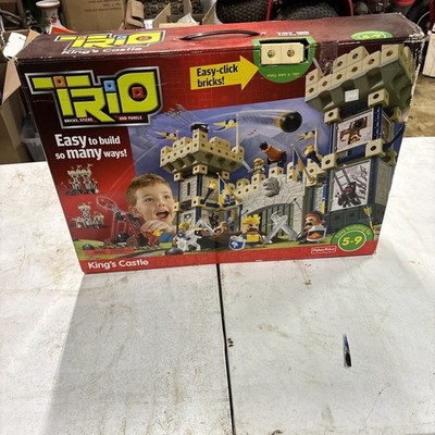 Fisher Trio Blocks Kings Castle Building Set P6841 Parts for sale